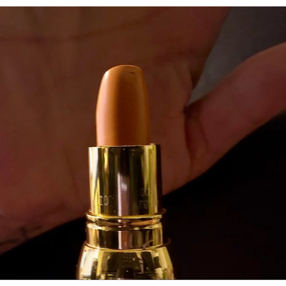 Women's Christian Louboutin Gold/Orange Lipstick in Gold Casing